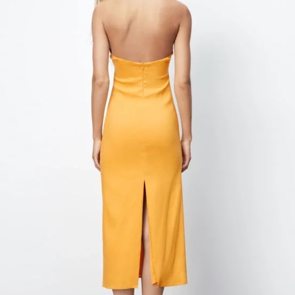 Zara Halter Midi Dress - Picture 2 of 8
